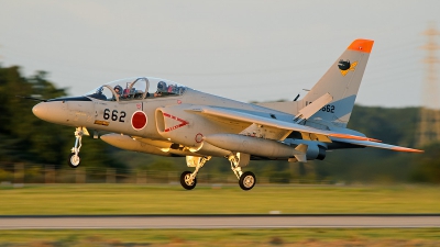 Photo ID 134658 by Mark Munzel. Japan Air Force Kawasaki T 4, 16 5662