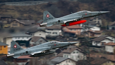 Photo ID 135028 by Niels Roman / VORTEX-images. Switzerland Air Force Northrop F 5E Tiger II, J 3030