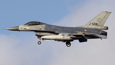 Photo ID 135242 by Ruben Galindo. Netherlands Air Force General Dynamics F 16AM Fighting Falcon, J 508