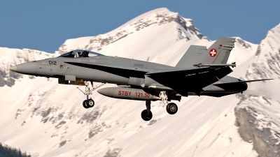 Photo ID 135919 by Sven Zimmermann. Switzerland Air Force McDonnell Douglas F A 18C Hornet, J 5012
