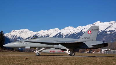Photo ID 137003 by Isch Eduard. Switzerland Air Force McDonnell Douglas F A 18C Hornet, J 5002