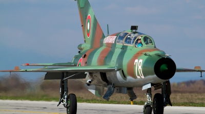 Photo ID 137466 by Anton Balakchiev. Bulgaria Air Force Mikoyan Gurevich MiG 21UM, 28