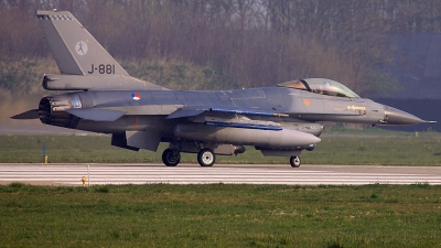 Photo ID 139917 by Stephan Sarich. Netherlands Air Force General Dynamics F 16AM Fighting Falcon, J 881