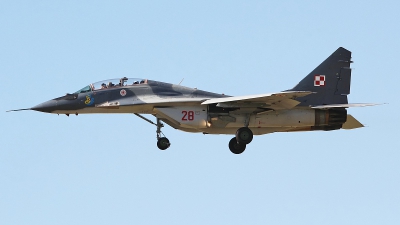 Photo ID 138594 by Ruben Galindo. Poland Air Force Mikoyan Gurevich MiG 29UB 9 51, 28