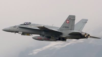 Photo ID 138781 by Sven Zimmermann. Switzerland Air Force McDonnell Douglas F A 18C Hornet, J 5021
