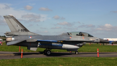 Photo ID 140351 by Jan Eenling. Netherlands Air Force General Dynamics F 16BM Fighting Falcon, J 885
