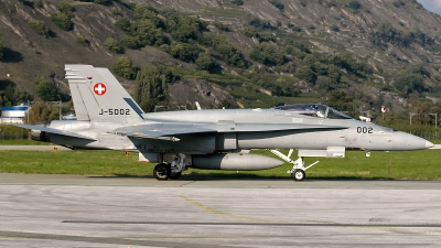Photo ID 141768 by Sven Zimmermann. Switzerland Air Force McDonnell Douglas F A 18C Hornet, J 5002