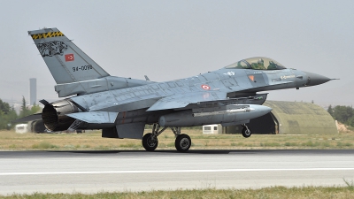 Photo ID 142329 by Lieuwe Hofstra. T rkiye Air Force General Dynamics F 16C Fighting Falcon, 94 0096