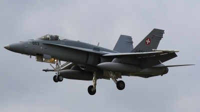 Photo ID 142832 by Milos Ruza. Switzerland Air Force McDonnell Douglas F A 18C Hornet, J 5003