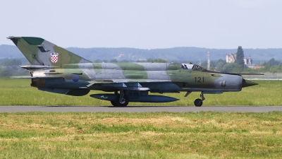 Photo ID 143917 by Chris Lofting. Croatia Air Force Mikoyan Gurevich MiG 21bisD, 121