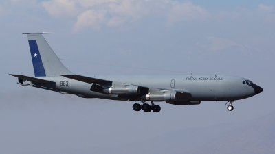 Photo ID 143994 by Lukas Kinneswenger. Chile Air Force Boeing KC 135E Stratotanker 717 100, 983