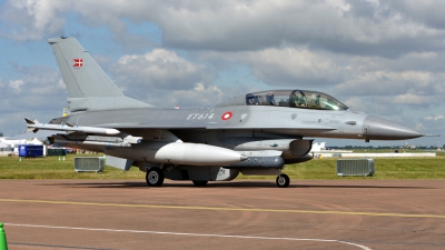 Photo ID 144065 by Mike Hopwood. Denmark Air Force General Dynamics F 16BM Fighting Falcon, ET 614