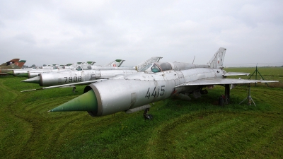 Photo ID 146441 by Lukas Kinneswenger. Czechoslovakia Air Force Mikoyan Gurevich MiG 21PFM, 4415
