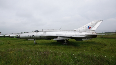 Photo ID 147127 by Lukas Kinneswenger. Czechoslovakia Air Force Mikoyan Gurevich MiG 21PF, 1215