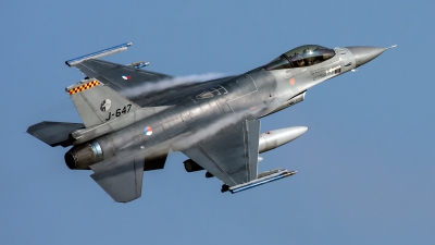 Photo ID 146529 by Robin Coenders / VORTEX-images. Netherlands Air Force General Dynamics F 16AM Fighting Falcon, J 647