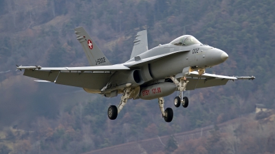 Photo ID 147421 by Niels Roman / VORTEX-images. Switzerland Air Force McDonnell Douglas F A 18C Hornet, J 5002
