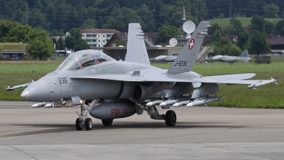 Photo ID 149194 by Andreas Weber. Switzerland Air Force McDonnell Douglas F A 18D Hornet, J 5235