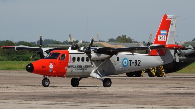 Photo ID 149777 by Martin Kubo. Argentina Air Force De Havilland Canada DHC 6 100 Twin Otter, T 82