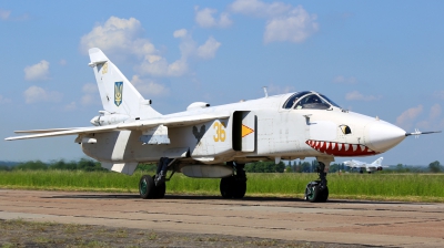 Photo ID 150521 by Oleg Volkov. Ukraine Air Force Sukhoi Su 24MR,  