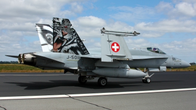 Photo ID 152222 by Rainer Mueller. Switzerland Air Force McDonnell Douglas F A 18C Hornet, J 5011
