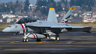 Photo ID 152597 by Russell Hill. USA Navy Boeing F A 18F Super Hornet, 166977