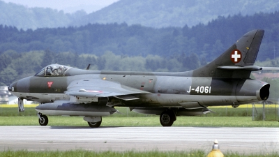 Photo ID 154052 by Joop de Groot. Switzerland Air Force Hawker Hunter F58, J 4061