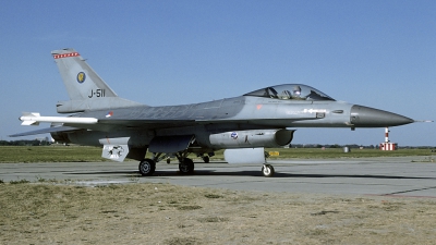 Photo ID 154783 by Marinus Dirk Tabak. Netherlands Air Force General Dynamics F 16AM Fighting Falcon, J 511