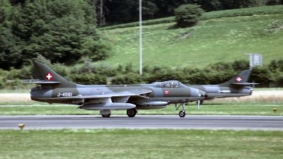Photo ID 155010 by Joop de Groot. Switzerland Air Force Hawker Hunter F58, J 4061