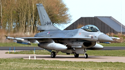 Photo ID 156808 by Carl Brent. Netherlands Air Force General Dynamics F 16AM Fighting Falcon, J 644