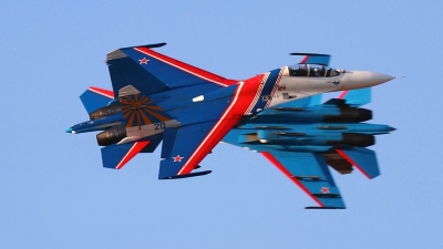 Photo ID 158658 by Agata Maria Weksej. Russia Air Force Sukhoi Su 27UB, 20 BLUE