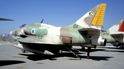 Photo ID 158933 by Carl Brent. Israel Air Force Douglas A 4F Skyhawk, 611