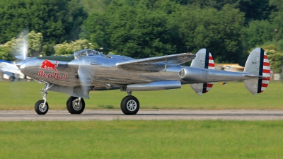 Photo ID 159410 by Radim Koblizka. Private Red Bull Lockheed P 38L Lightning, N25Y