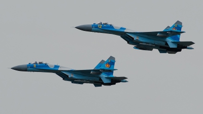 Photo ID 159640 by Alex van Noye. Kazakhstan Air Force Sukhoi Su 27M2,  