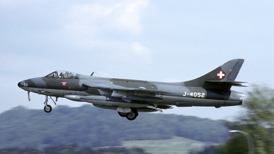 Photo ID 160286 by Joop de Groot. Switzerland Air Force Hawker Hunter F58, J 4052