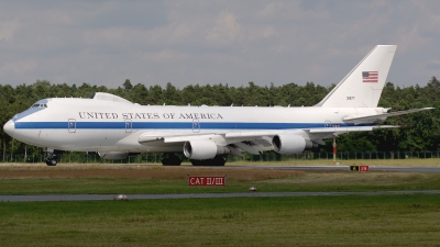 Photo ID 160362 by Günther Feniuk. USA Air Force Boeing E 4B 747 200B, 73 1677