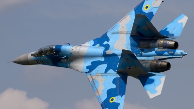 Photo ID 163211 by Chris Lofting. Ukraine Air Force Sukhoi Su 27UB,  