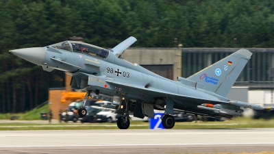 Photo ID 164730 by Stephan Franke - Fighter-Wings. Germany Air Force Eurofighter EF 2000 Typhoon T, 98 03