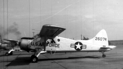Photo ID 2152 by Ted Miley. USA Air Force De Havilland Canada U 6A Beaver DHC 2, 52 6074