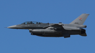 Photo ID 166050 by Ian Nightingale. Iraq Air Force General Dynamics F 16D Fighting Falcon, 1605