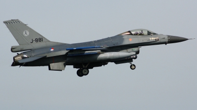 Photo ID 167448 by Arie van Groen. Netherlands Air Force General Dynamics F 16AM Fighting Falcon, J 881