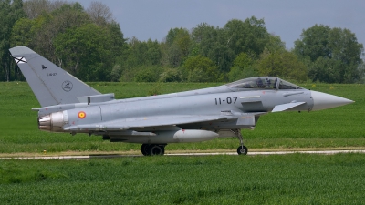 Photo ID 167732 by Rainer Mueller. Spain Air Force Eurofighter C 16 Typhoon EF 2000S, C 16 27