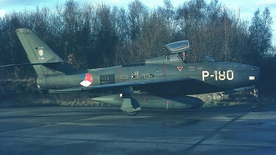 Photo ID 168781 by rob martaré. Netherlands Air Force Republic F 84F Thunderstreak, P 180