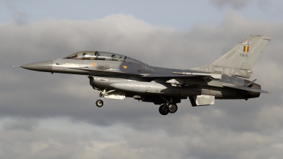 Photo ID 20737 by Stuart Thurtle. Belgium Air Force General Dynamics F 16BM Fighting Falcon, FB 18