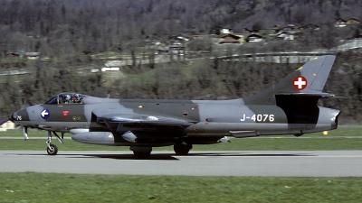 Photo ID 169409 by Joop de Groot. Switzerland Air Force Hawker Hunter F58, J 4076