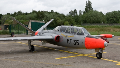 Photo ID 172455 by Jan Eenling. Belgium Air Force Fouga CM 170R Magister, MT 35