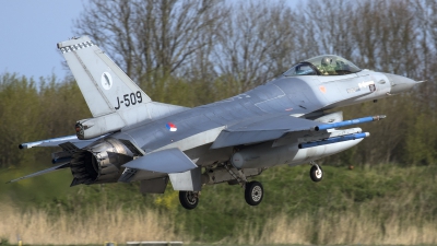 Photo ID 174040 by Thomas Ziegler - Aviation-Media. Netherlands Air Force General Dynamics F 16AM Fighting Falcon, J 509