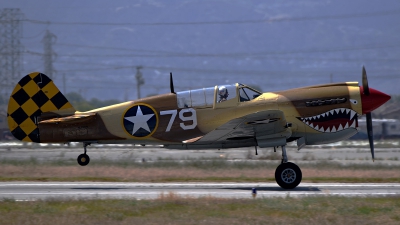 Photo ID 174559 by W.A.Kazior. Private Planes of Fame Air Museum Curtiss P 40N Warhawk, N85104