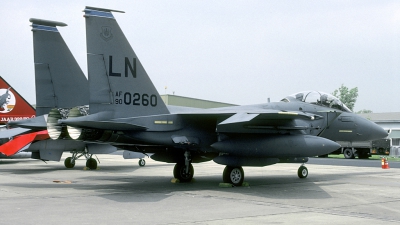 Photo ID 174861 by Joop de Groot. USA Air Force McDonnell Douglas F 15E Strike Eagle, 90 0260