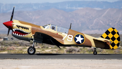 Photo ID 175844 by W.A.Kazior. Private Planes of Fame Air Museum Curtiss P 40N Warhawk, N85104