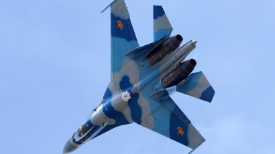 Photo ID 177755 by Lukas Kinneswenger. Kazakhstan Air Force Sukhoi Su 27UBM2,  